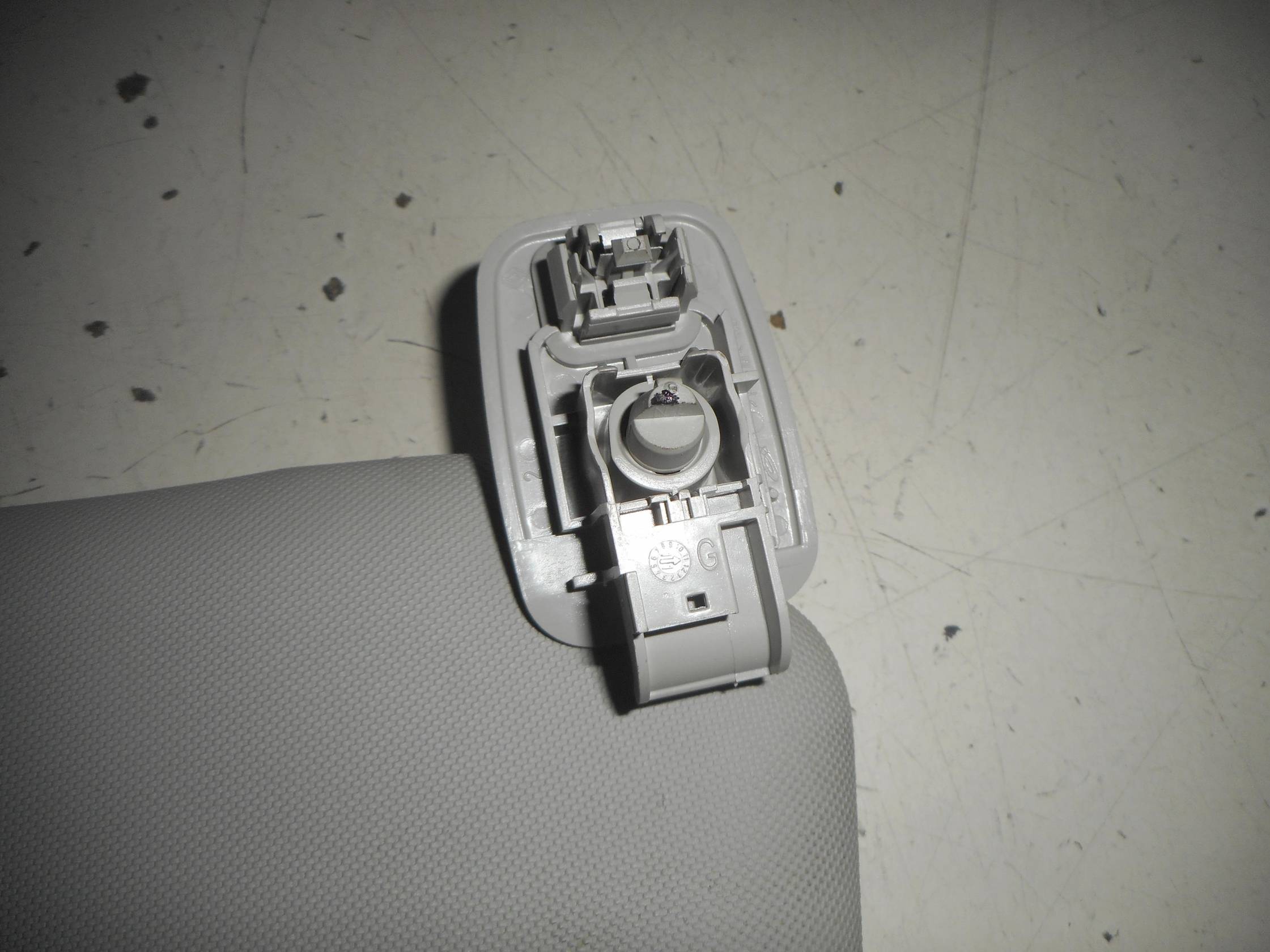 Aletta parasole parabrezza sx.